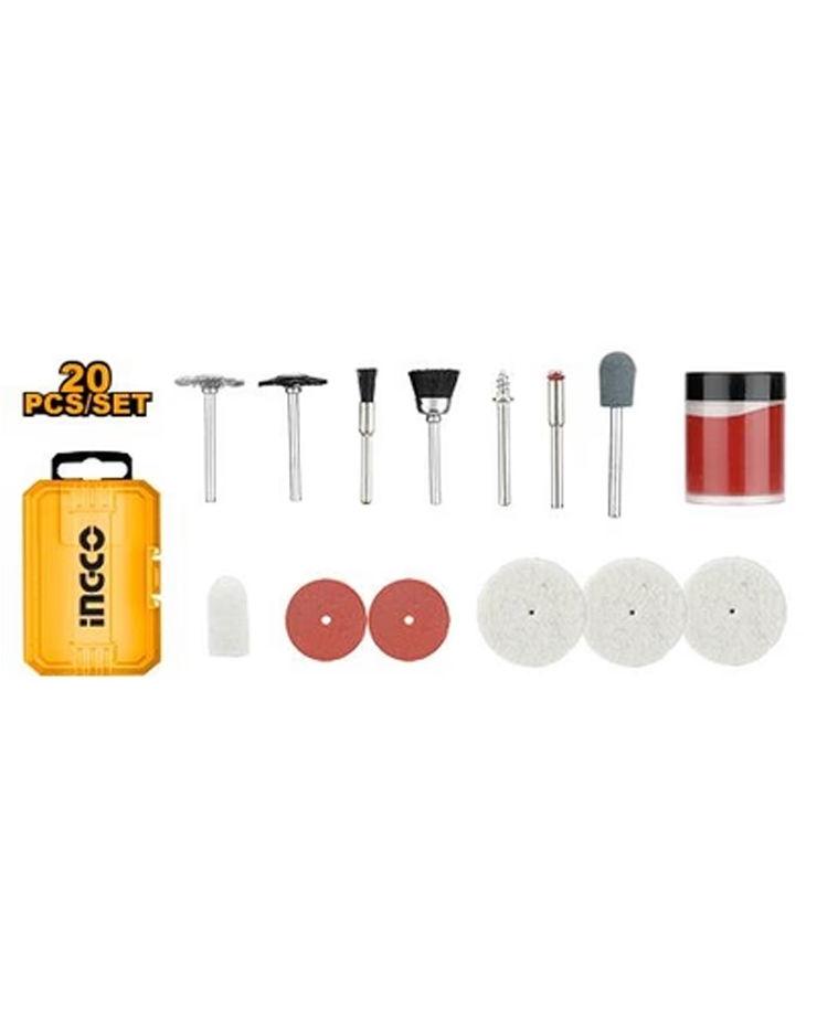 INGCO CLEANING AND POLICHING SET FOR MINI DRILL