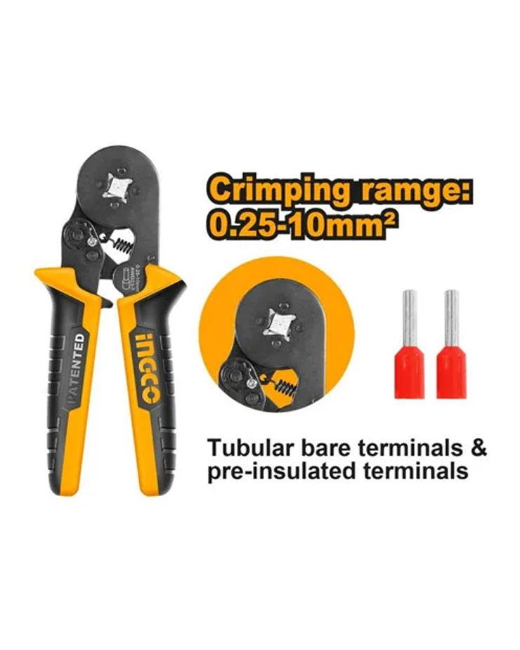 INGCO RATCHET CRIMPING PLIERS