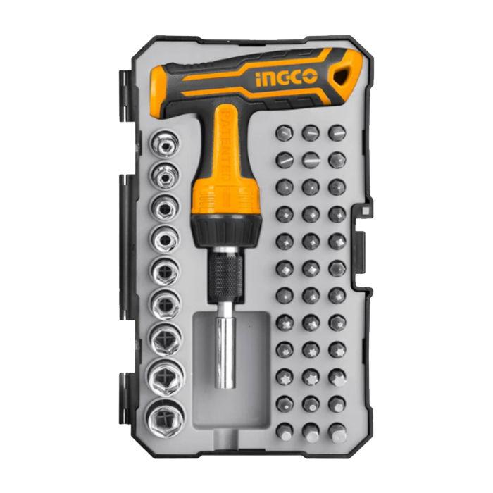 INGCO 47PCS T HANDLE WRENCH SCREW DRIVER SET