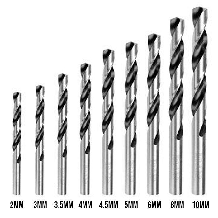 INGCO 9 PCS TWIST DRILL BITS SET