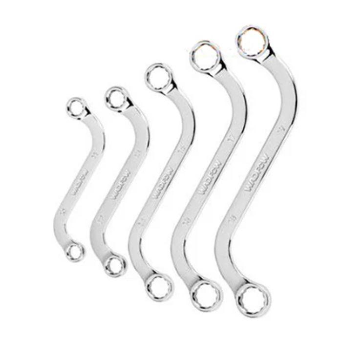 WADFOW 5PCS S-TYPE RING WRENCH SET