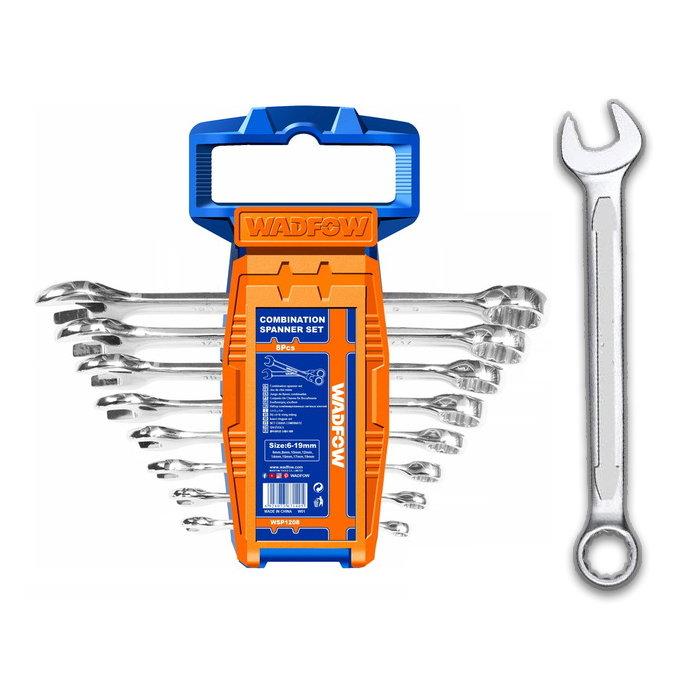WADFOW COMBINATION SPANNER SET 6-19MM