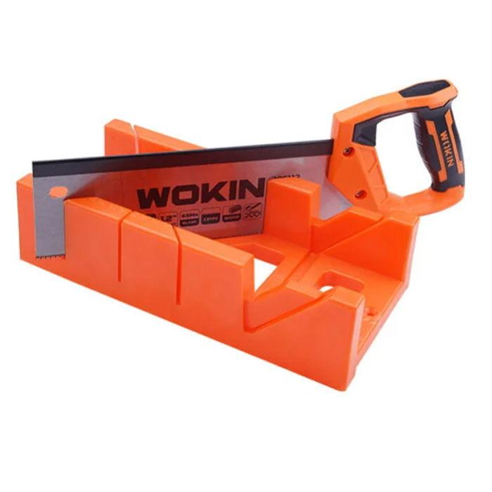 WOKIN MITRE BOX WITH BACK SAW SET 300MM